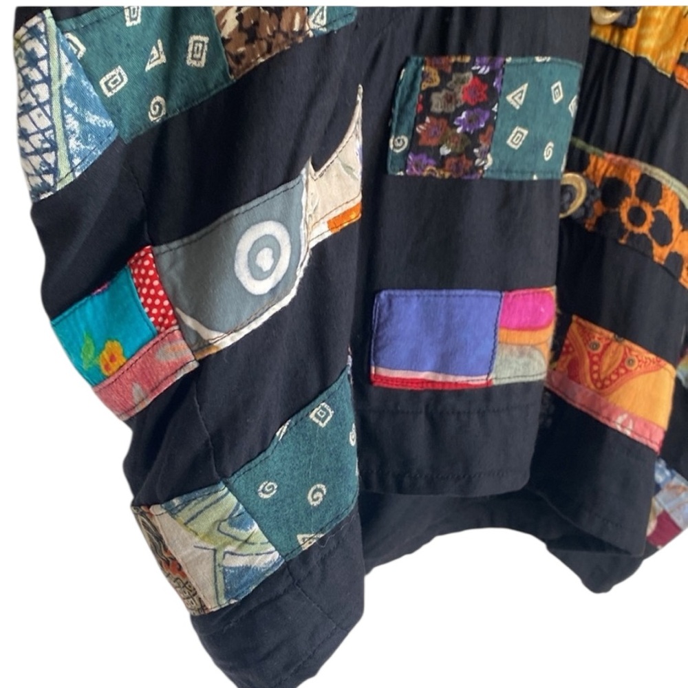 Vintage Native Wear Patchwork Jacket, One Size - image 2